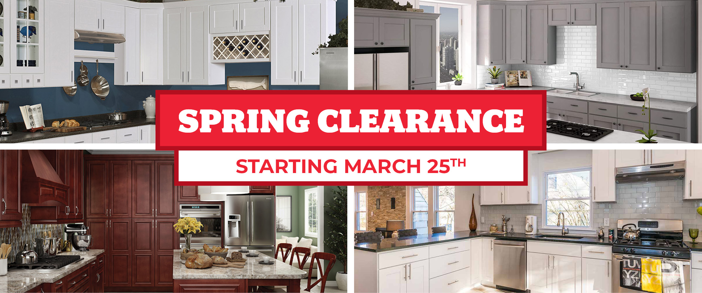 Spring Clearance web graphic MD